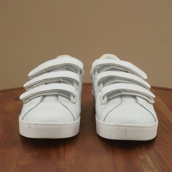 A2-12 Vionic Womens Bobbi Straps Slip On Sneakers Size 8 White Leather - Picture 3 of 9